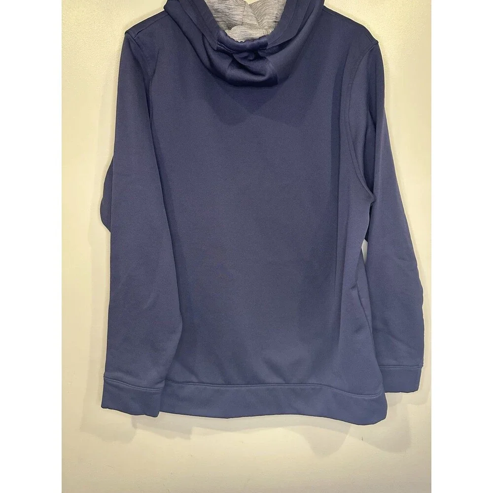 Under Armour Hoodie Mens Size XL Blue Loose Cold Gear Sweatshirt Pullover - Picture 2 of 6